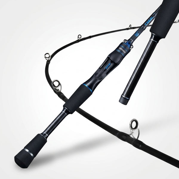 Seasir Salminus XF M/MH Spining&Casting Fishing Rod FUJI O Guide Rings 1.83M Drag 7-9KG 4-Piece Heavy Power All-Round Travel Rod — C664L