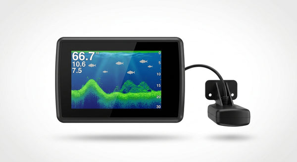 Wireless Sonar Fish Finder — Underwater Echo Sounder — Black
