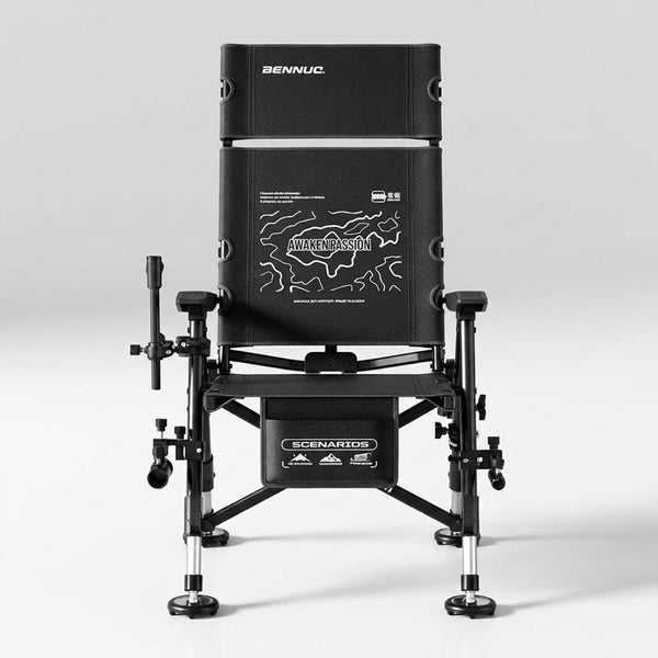 Folding Portable Ultra Light Outdoors Fishing Chairs Carbon — packshot face