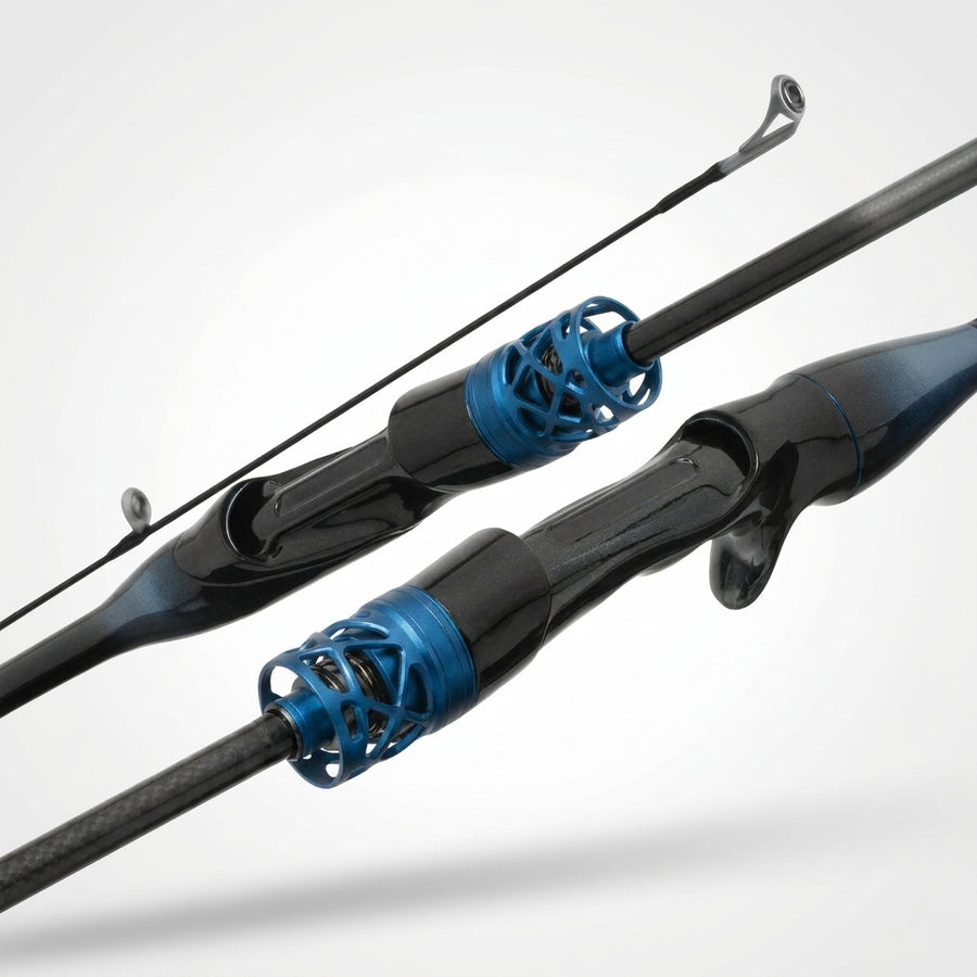 LEYDUN Black Creek Fishing Rod 2 Section Spinning Casting 1.5/1.68/1.8m Travel Rod Baitcasting Ultralight Carbon Fiber Pole Rod — S502UL