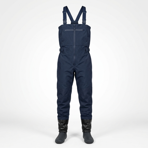 Zippered Chest Waders — 4-Layer, Latex Ankle, Convertible