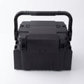 Large Fishing Box Organizer Multi-function Lure Live Fish Bucket Thickening Storage Box Fishing Accessories Tackle Box Pesca — black S 1pc box