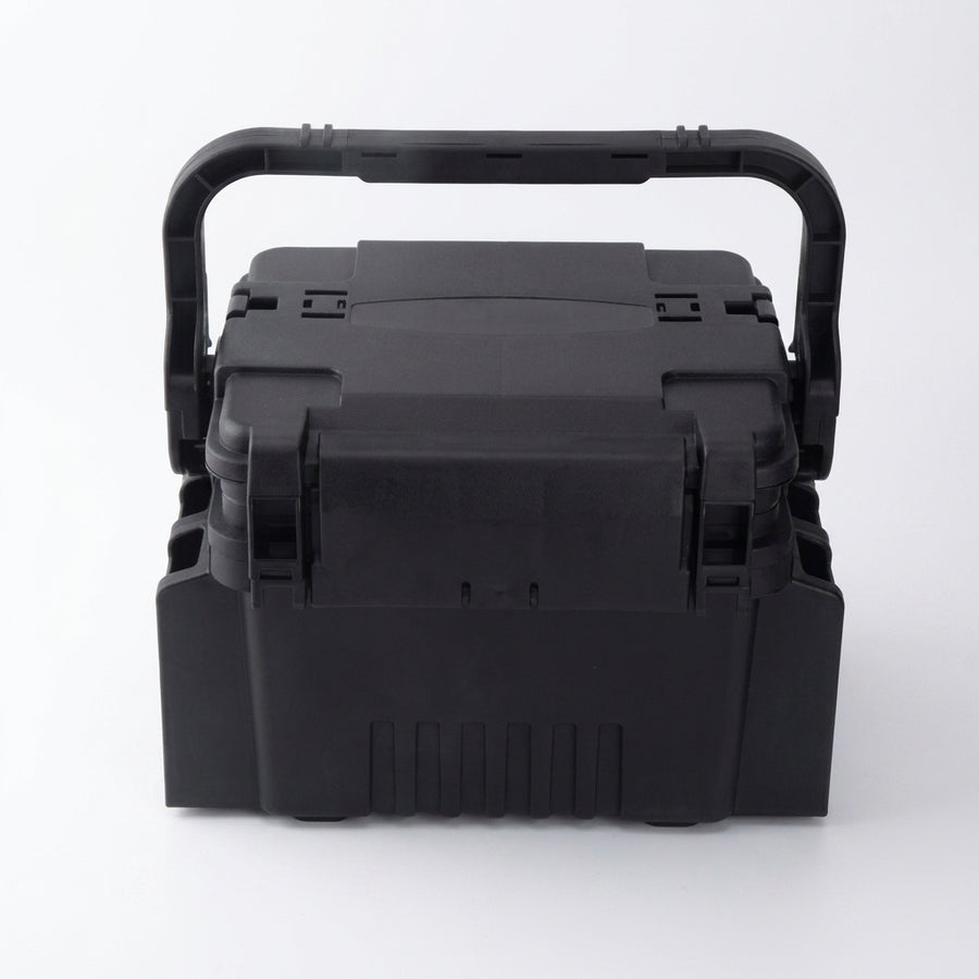 Large Fishing Box Organizer Multi-function Lure Live Fish Bucket Thickening Storage Box Fishing Accessories Tackle Box Pesca — black S 1pc box