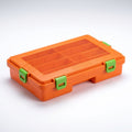 SAMOLLA Fishing Tackle Waterproof Box Lure Storage Lure Hook Boxes Baits Container Storage Case Fishing Accessories — orange super large