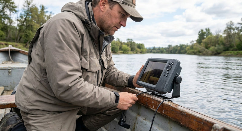 Alarm 100M Portable Sonar Fish Finders 45 degrees Sonar Coverage Echo Sounder Alarm Transducer Lake Sea Fishing — view 4