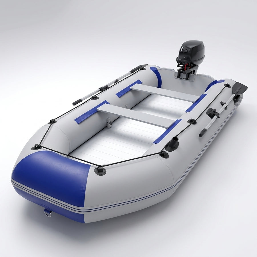 Savagemarine-PVC Inflatable Belly Boat for River Fishing, Kayak Lure, Fishing Boat, Can Install the Outboard Engine — 3.5HP