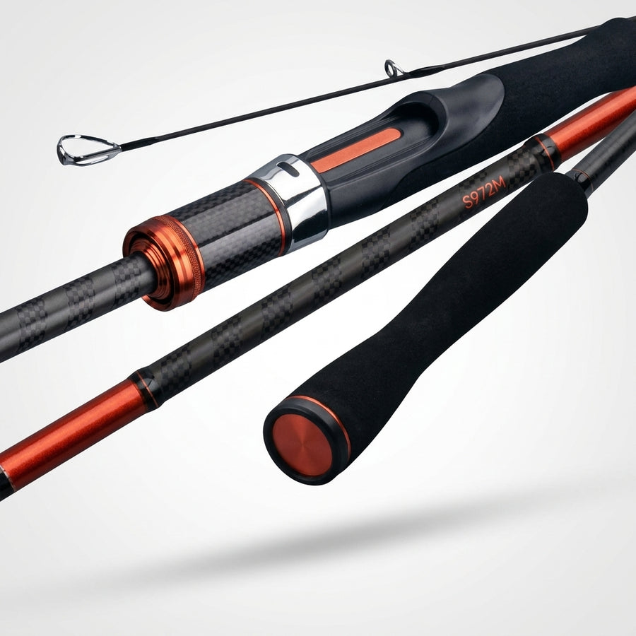BLUE INSHORE Fishing Rods Inshore Breakwater Bass Rod S782L S862ML S902ML Saltwater Light Fast 2 Section Spinning Rods — S972M