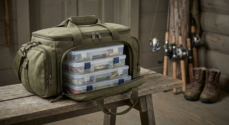SAMOLLA Fishing Tackle Box Large Capacity Portable Multi-functional Waterproof Bait Accessories Outdoor Camping Storage Box — view 6
