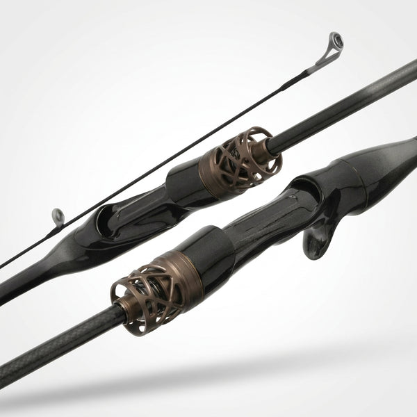 LEYDUN Black Creek Fishing Rod 2 Section Spinning Casting 1.5/1.68/1.8m Travel Rod Baitcasting Ultralight Carbon Fiber Pole Rod — S562UL