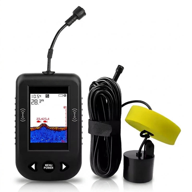 Alarm 100M Portable Sonar Fish Finders 45 degrees Sonar Coverage Echo Sounder Alarm Transducer Lake Sea Fishing — hero