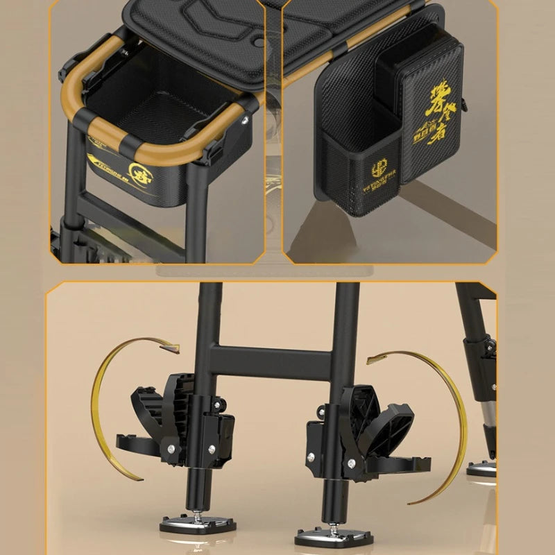 U-Frame Fishing Chair — Aluminum Portable Folding
