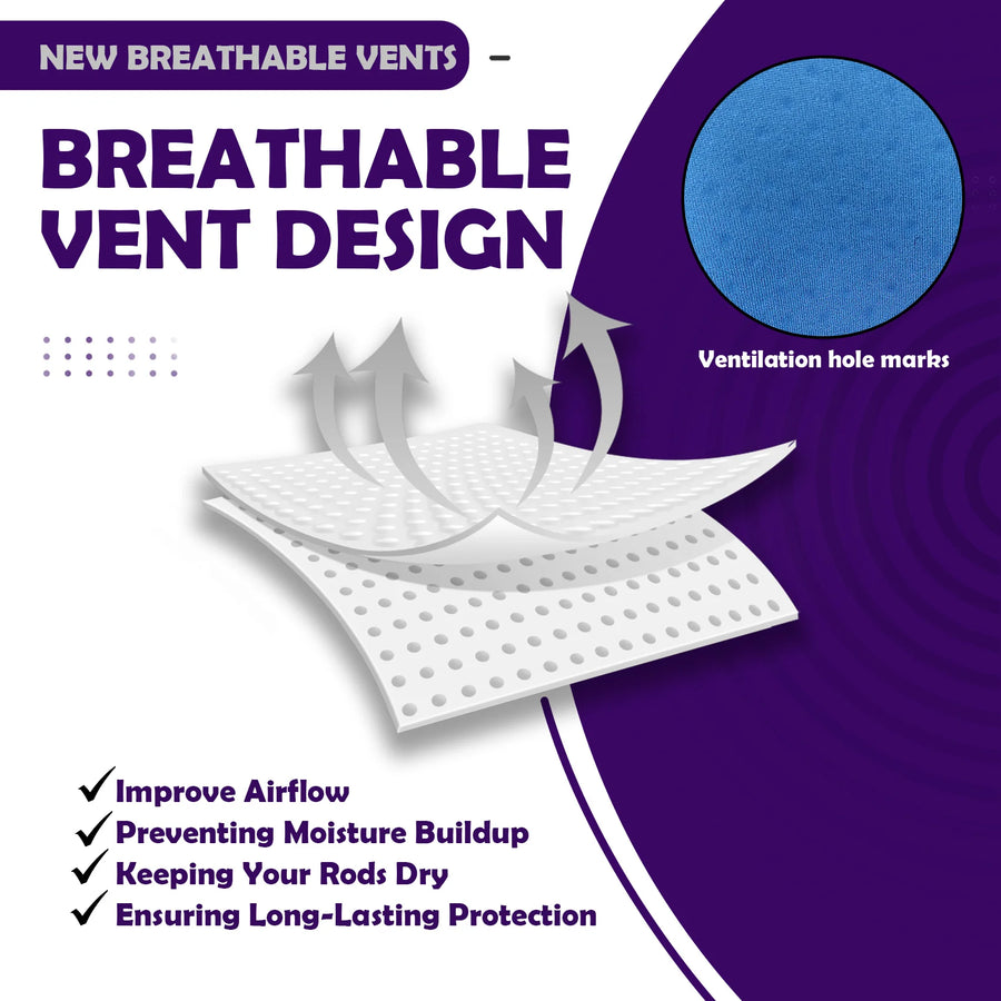 Floating Rod Sleeve — Breathable Neoprene Cover
