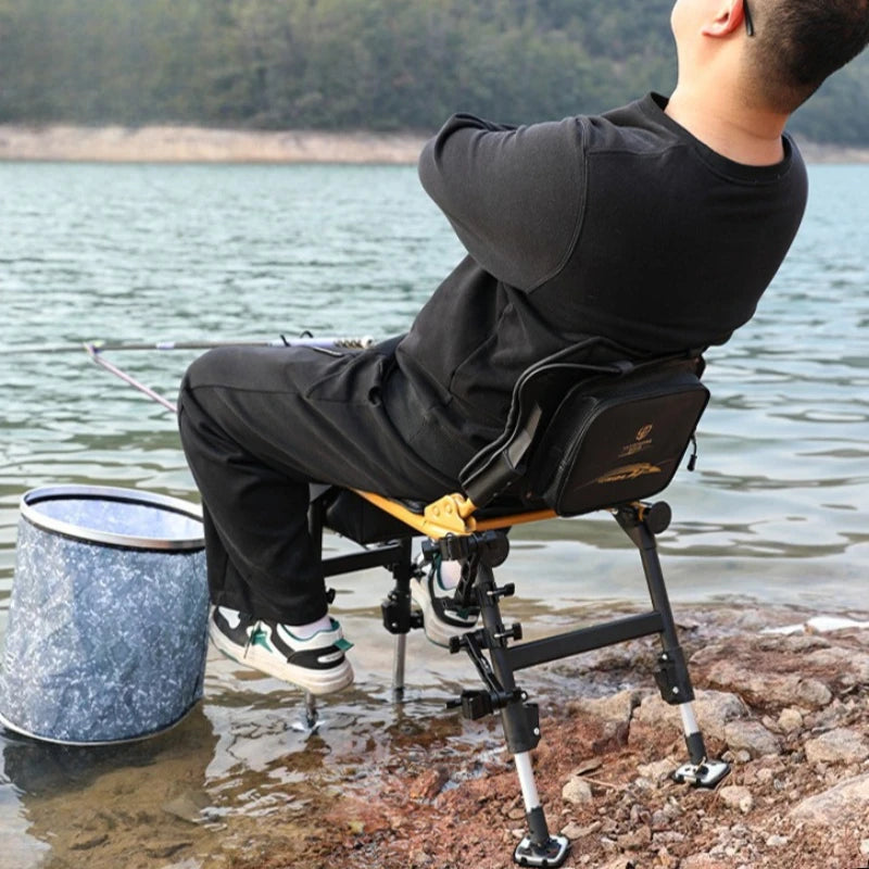 U-Frame Fishing Chair — Aluminum Portable Folding