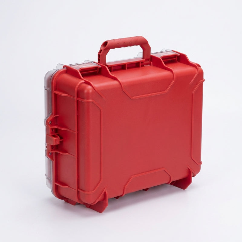 SAMOLLA Fishing Tackle Box Large Capacity Portable Multi-functional Waterproof Bait Accessories Outdoor Camping Storage Box — Red