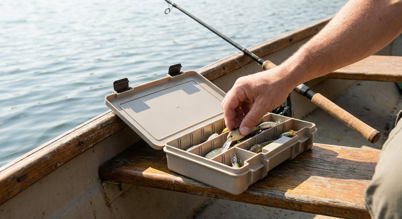 Multifunction Fashing Tackle Box Lure Accessory Storage Hand Box Angling Tool Case Portable Arts Crafts Organizer Case — view 4