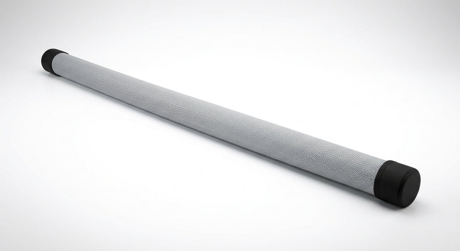 Braided Net Rod Sock Cover — Universal Protective Sleeve — Grey