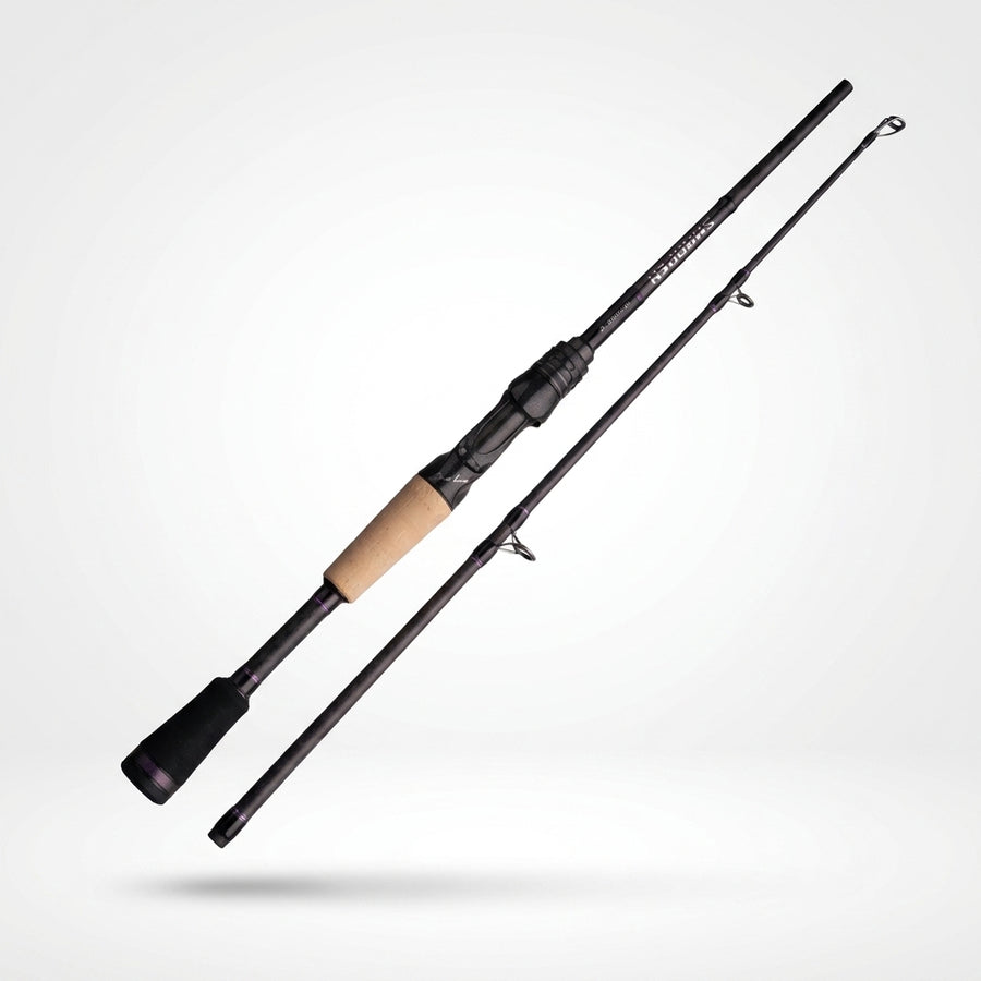 PURELURE SHARPEN Soft Lure Long Spinning and Casting XF/MF Action Rods FUJI Components Bass Pike Rod Fishing Rod Spinning Reel — RH-S684ML-MF