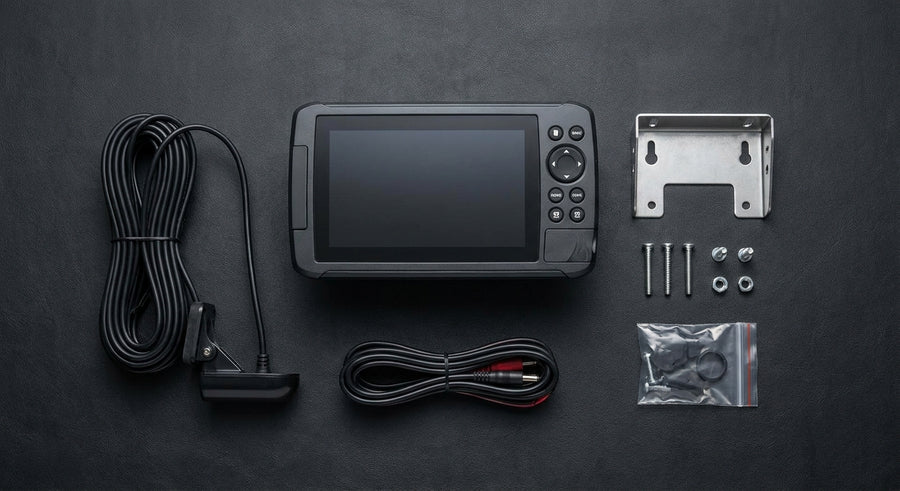 LUCKY FF918 Bait Boat Fish Finder 3.5" LCD perating range 300m Depth Range 100M Wireless — view 6