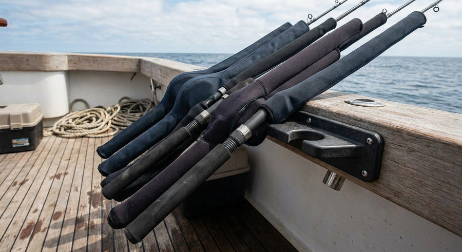 1PC 1 pc Luminous Glowing Silicone Anti-slip Fishing Rod Handle Sleeve Cover for Night Fishing Outdoor Activities — view 4