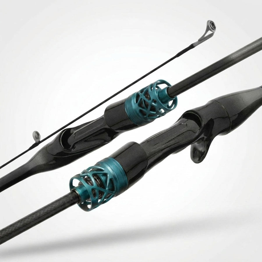 LEYDUN Black Creek Fishing Rod 2 Section Spinning Casting 1.5/1.68/1.8m Travel Rod Baitcasting Ultralight Carbon Fiber Pole Rod — C602UL