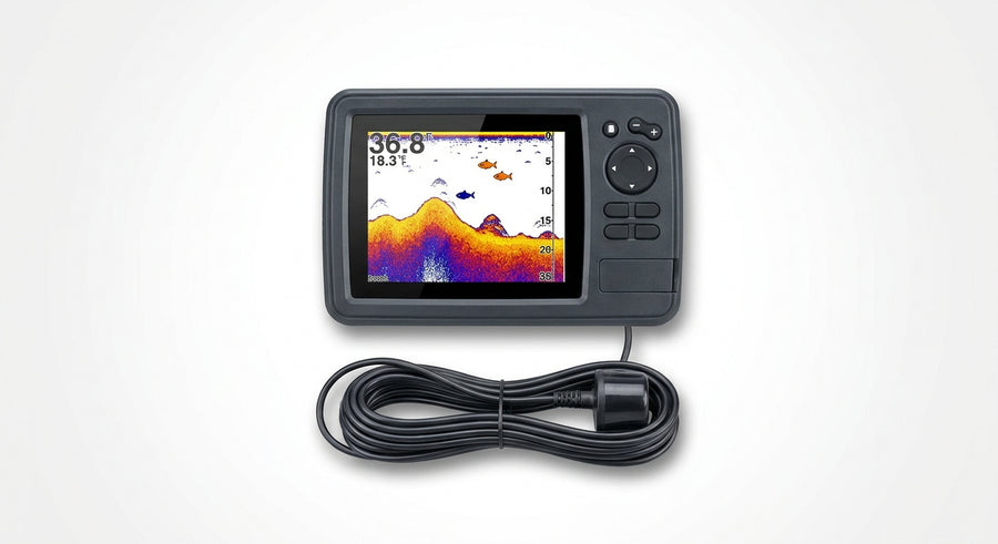 Wireless Sonar Fish Finder — Underwater Echo Sounder — Red