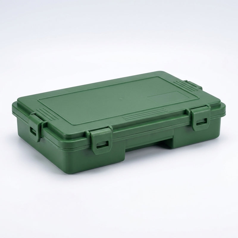 SAMOLLA Fishing Tackle Waterproof Box Lure Storage Lure Hook Boxes Baits Container Storage Case Fishing Accessories — green small