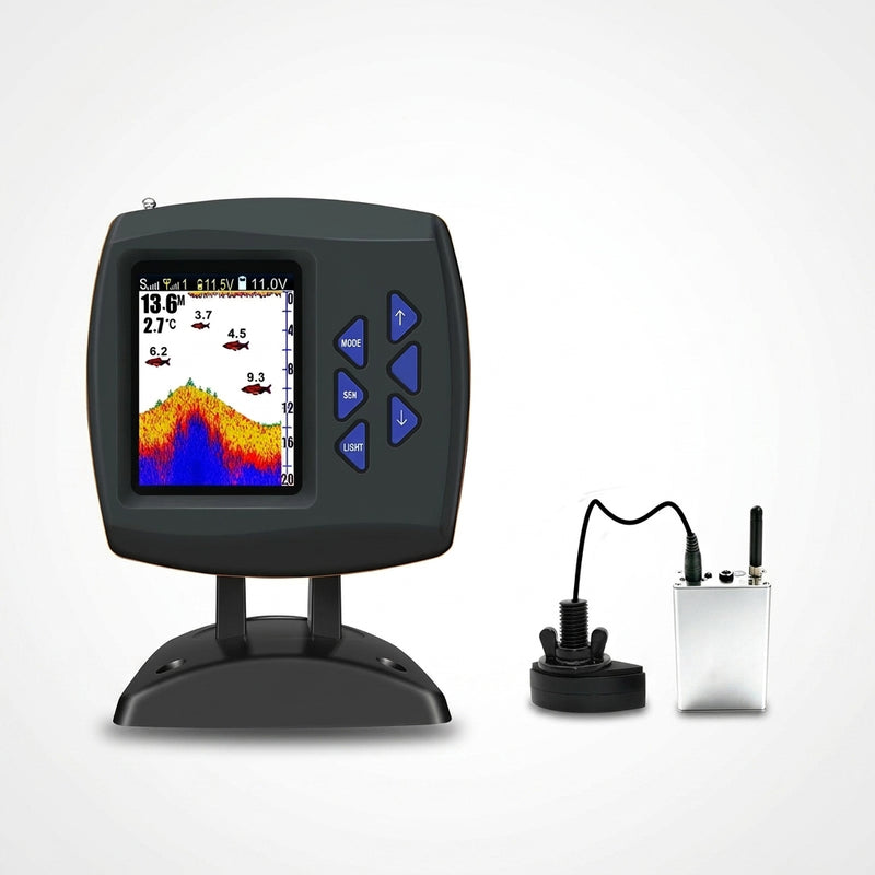 LUCKY FF918 Bait Boat Fish Finder 3.5" LCD perating range 300m Depth Range 100M Wireless — hero
