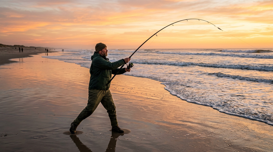 ISO surfcasting beach