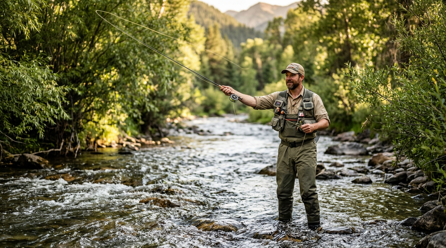 Chest waders fly fishing