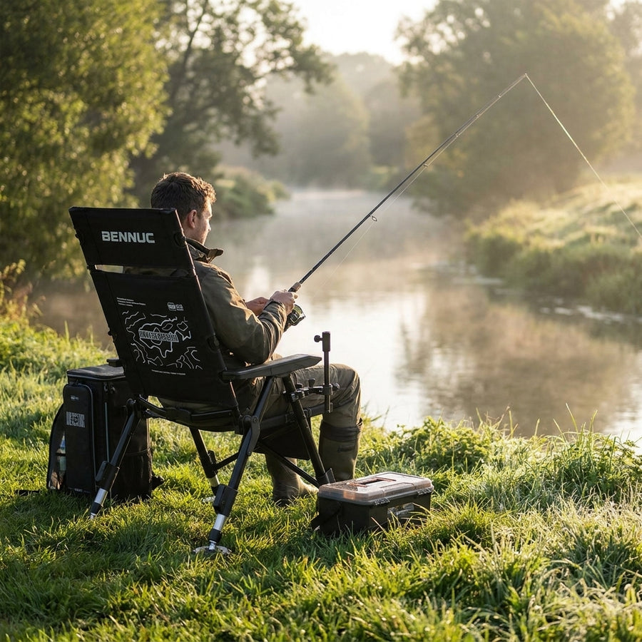 Folding Portable Ultra Light Outdoors Fishing Chairs Carbon  — lifestyle bank