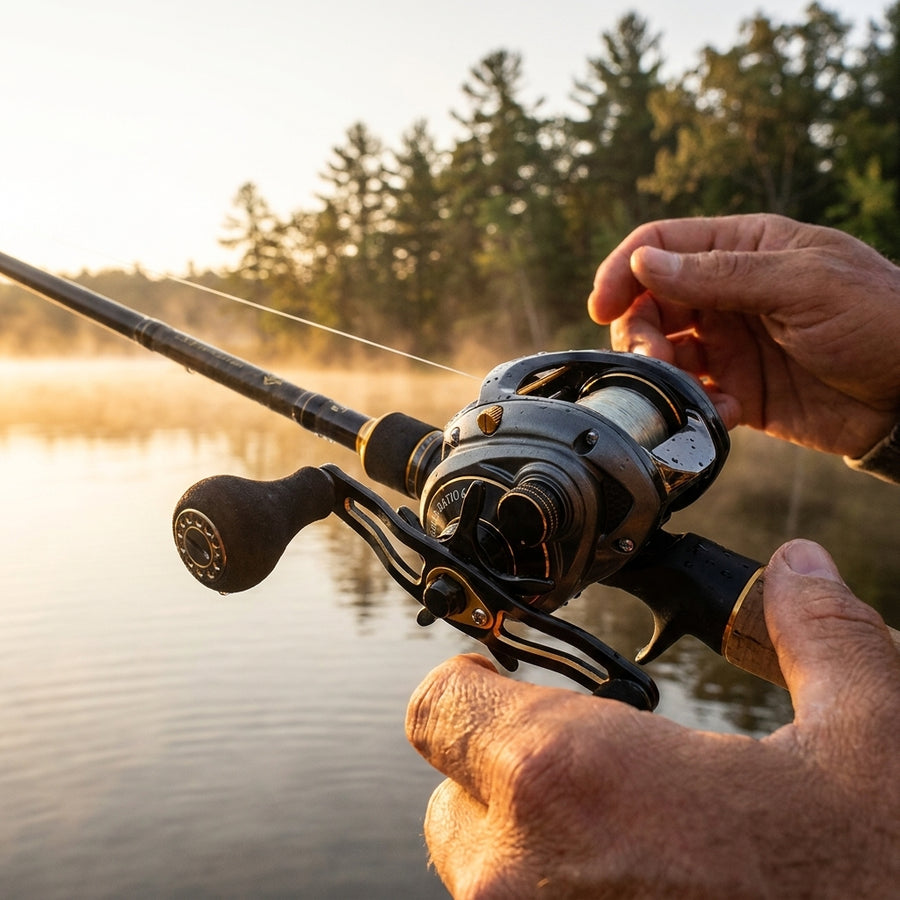 Haibo 2020 OVERLOAD Baitcasting Fishing Reel 8B+RB 5.4:1-7.1 — lifestyle dawn