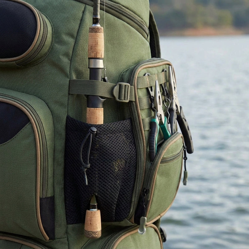 Bassdash Fishing Bag Tackle Backpack Lightweight Tactical Ta — lifestyle detail