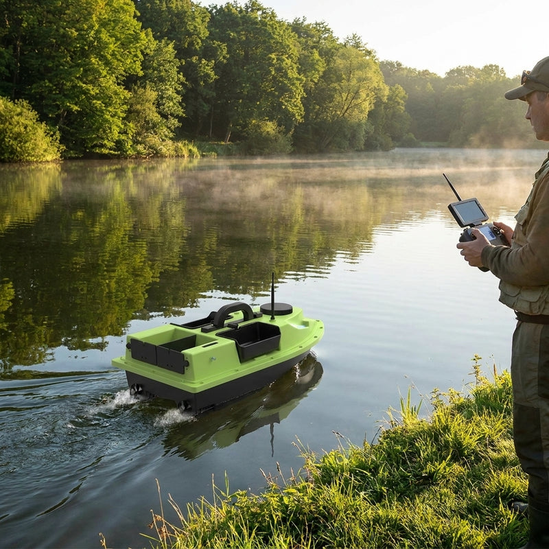 D19 GPS RC Bait Boat 500M Wireless Remote Control Fishing Ba — lifestyle lake