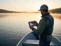 Locates fish at 300m range — Long-Range Sonar