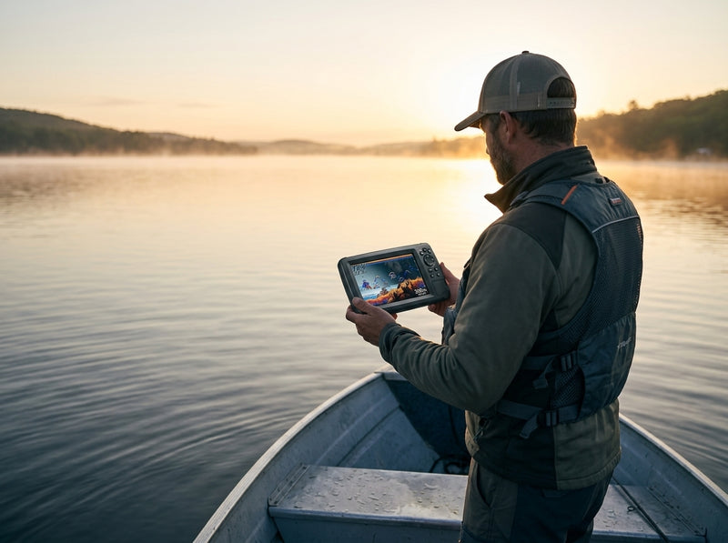 Locates fish at 300m range — Long-Range Sonar