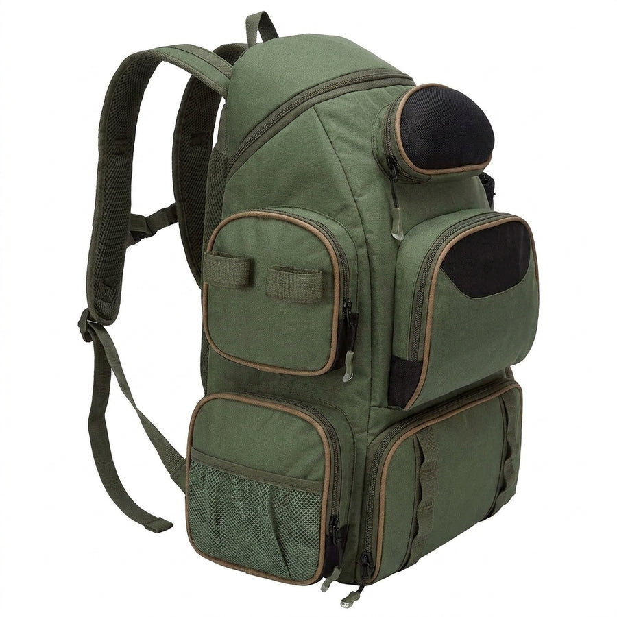 Bassdash Fishing Bag Tackle Backpack Lightweight Tactical Ta — packshot angle