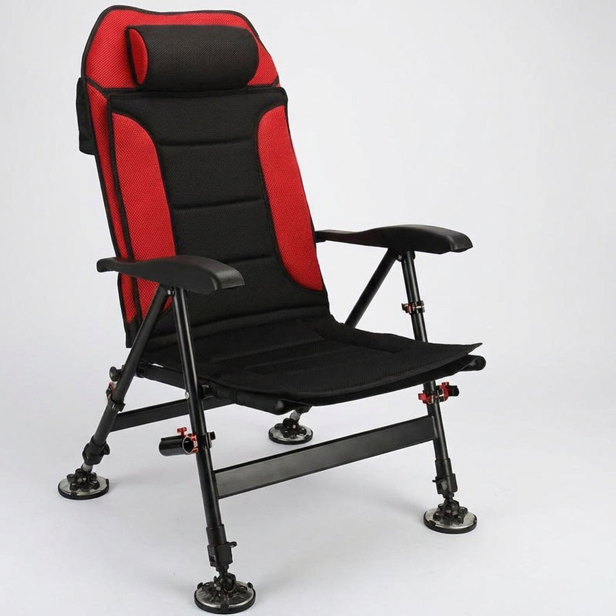 Aluminum Alloy Portable Large Fishing Chair Folding Outdoors — packshot angle