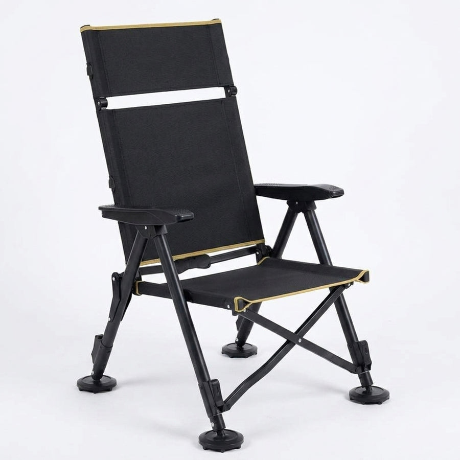 Folding Multifunctional Adjustable Lift Fishing Chair Portab — packshot angle