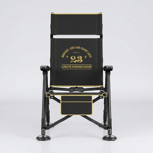 Adjustable Lift Fishing Chair — Carbon Steel Folding