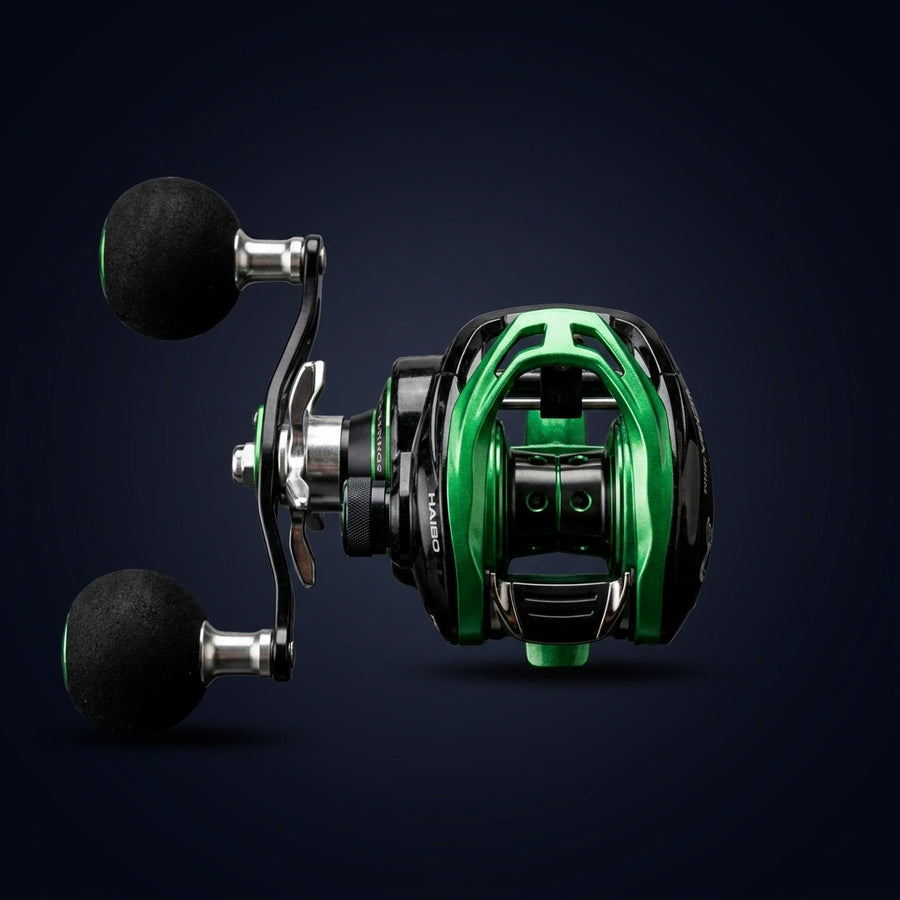 HAIBO VENOM Anti-saltwater Fishing Reel Deep Sea Iron Plate  — packshot face