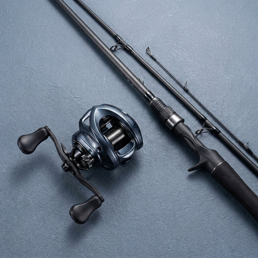 CYLIUS ASHMOON Alloy Baitcasting Reel Max Drag 6Kg 8.1:1 Hig — packshot flatlay