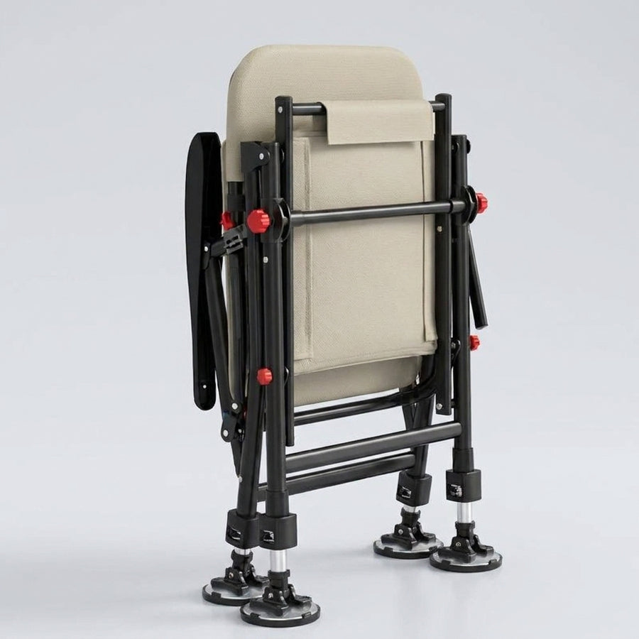 Foldable Portable Fishing Chair Multifunctional Thickened Ca — packshot folded