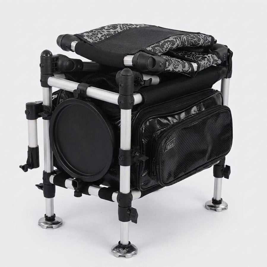 Fishing gear chair-type with backrest folding portable fishi — packshot folded
