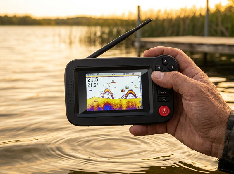 Locates fish fast — Shore Pro Sonar