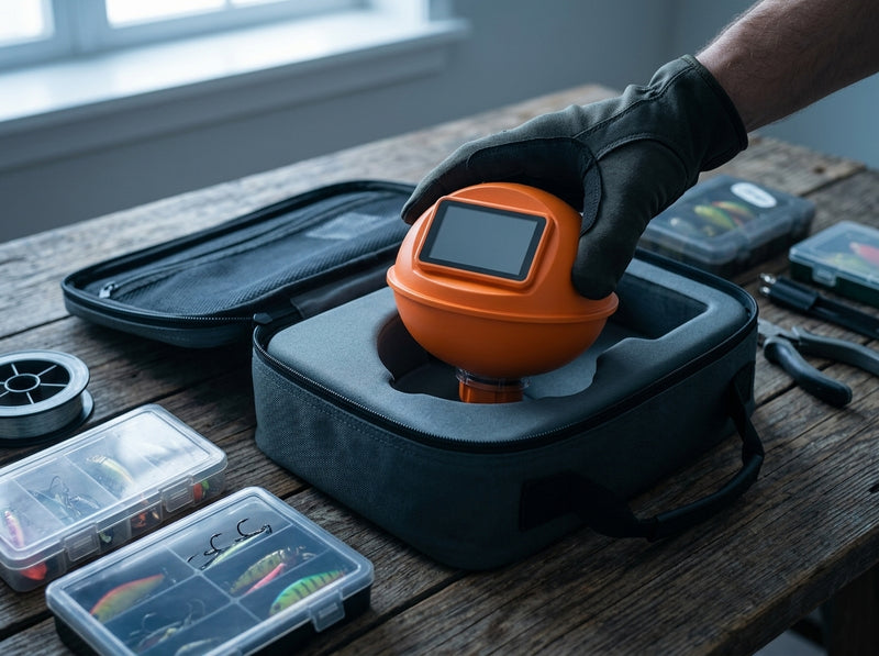 Store away from heat — Sonar Finder W2